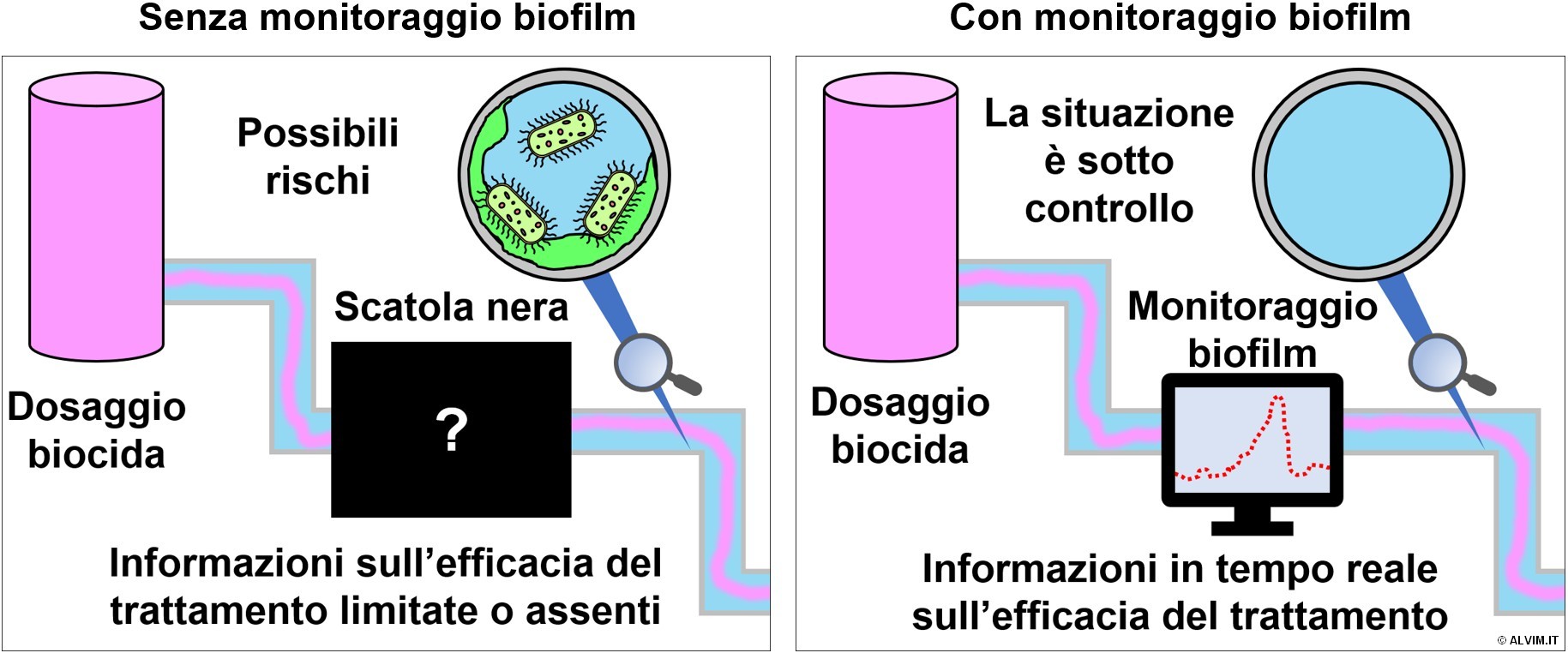 Importanza del monitoraggio biofilm per valutare l'efficacia del protocollo di sanificazione